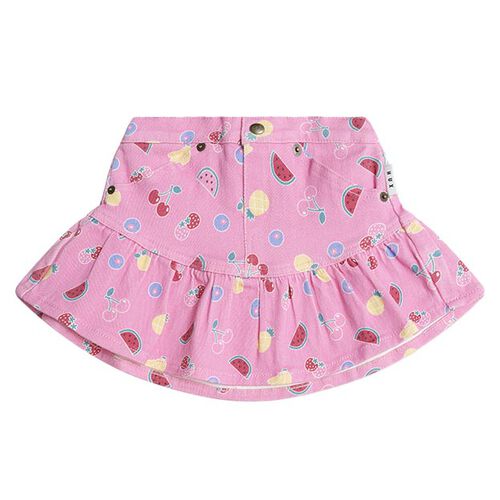 Huxbaby Pink Fruit Emoji Frilly Skirt 3-5Y